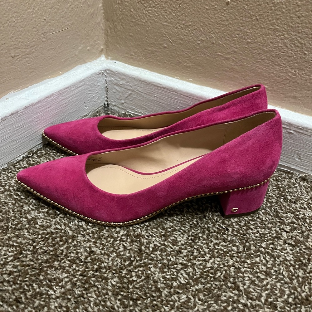 8.5 coach low pumps